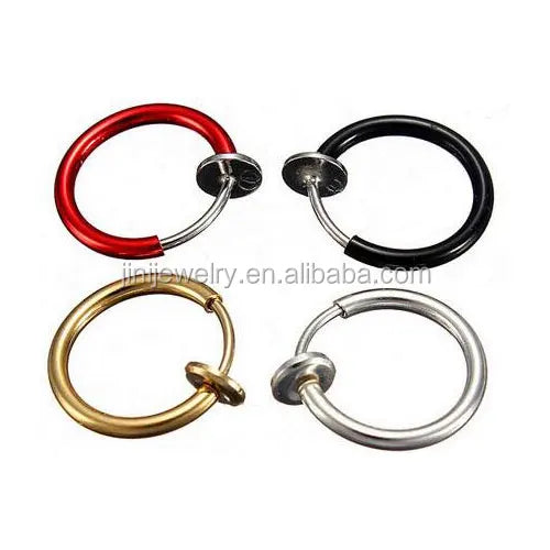 Orthodox Children's Stainless Steel Body Jewelry Fake Belly Button Piercing for Weddings and Engagements