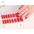 Huizi best selling nail wraps Non-Toxic nail art strips wholesale nail polish stickers