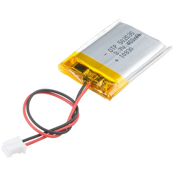 Rechargeable 3.7v 400mah Lithium Ion Polymer Battery DTP502535