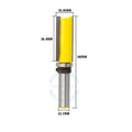 L-N043 1pc Pattern Flush Trim Router Bit 3/4" X 2''" Cutter - 1/2" 12mm Woodworking Cutter Tenon Cutter for Woodworking Tools
