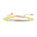 Lancui Colorful Miyuki Beads Adjustable Handmade Woven Bracelets for Women Jewelry
