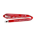 Polyester Lanyard with Hook Soft Material Offset Printing for Office Use