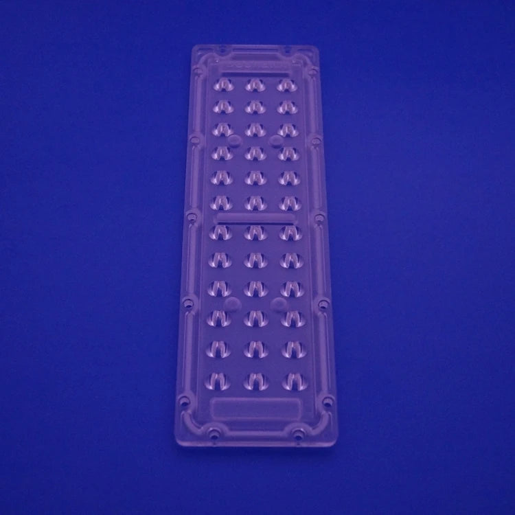 Asymmetrical Vertical 36 LED SMD PH 3030 Street Light Rectangular LED Lens Made Optically Efficient Plastic