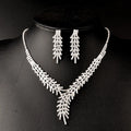 Wholesale Elegant Female Crystal Arabic Bridal Jewelry Sets