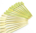 Biodegradable Disposable Bamboo Kebab Skewers for Party Food Baking BBQ Grill Flat-shaped Grill Sticks for Fruit for Kitchen Use