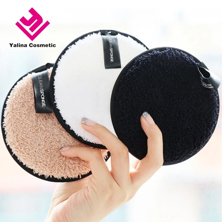 Factory Private Label New Arrival Reusable Microfiber  Makeup Remover Pads