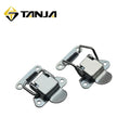 TANJA  A87/A88 Zinc Plated Small Draw Latch butterfly Shape Hasp Claw Fastener Locking Cabinet Clip Clamp for Small case Box