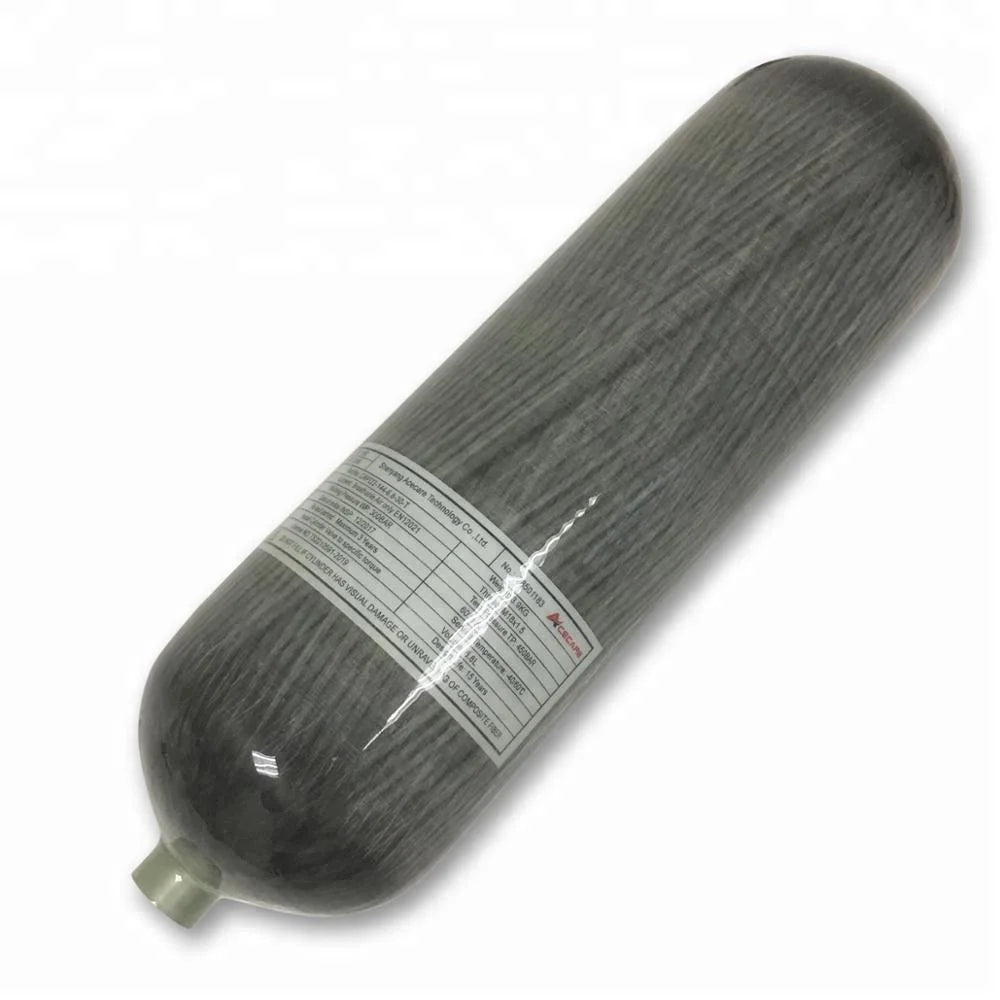 6.8L CE Air Breathing Cylinder Composite tank with 300bar/30mpa/4500psi Working Pressure
