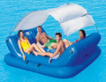 New Product Bestway 43134 Inflatable 4 Person Lounge Mattress Pool Float with Sun Shade