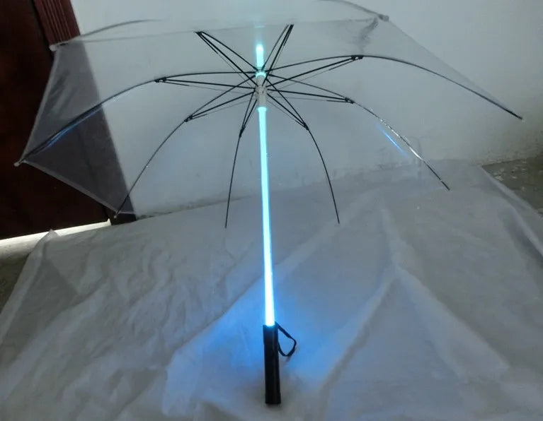 clear Led Umbrella Transparent Custom Umbrella LED Umbrella