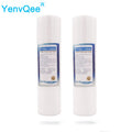 YenvQee PPF Sediment 10 Inch 1 Micron 135g Reverse Osmosis Water Filter Cartridge for Household Use Made of PP Material