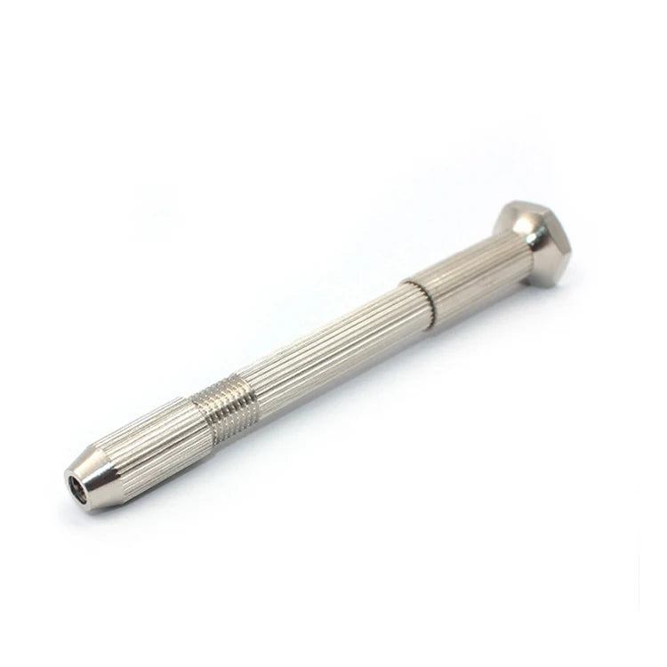 Precision 0.5mm-3.0mm Mini Micro Spiral Hand Drill Chuck Twist Pin Vise Bit