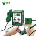 Best 878D Digital Display Lead-Free Helical Hot Air Soldering Station 110v/220v 2-in-1 Soldering Station