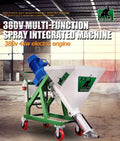 X3 High Power Mortar Cement Spray Machine 50L Hopper 380V 50HZ 3Phase for Construction Use