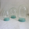 Ready to Ship Christmas Simple clear Glass Snow Dome Various Sizes Empty Ball Globe Home Ornaments Wholesale