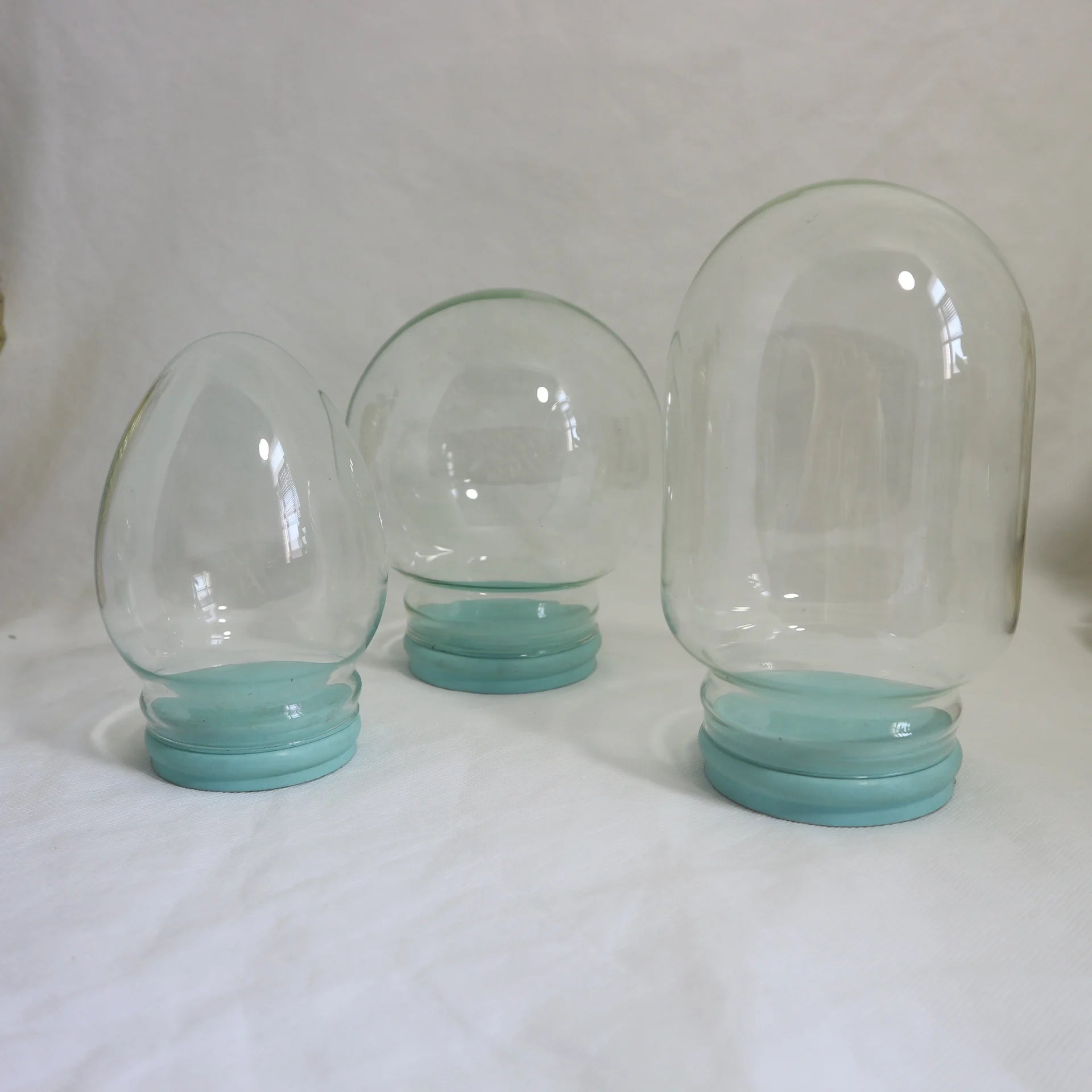 Ready to Ship Christmas Simple clear Glass Snow Dome Various Sizes Empty Ball Globe Home Ornaments Wholesale