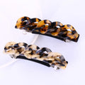 Fashion Ponytail Chain Hair Clip for Girls New  Tortoiseshell Acetate Hair Barrette Wholesale Hair Accessories
