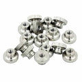 M3 M4 M6 M8 Stainless Steel Brass Aluminum Thumb Nut with Collar