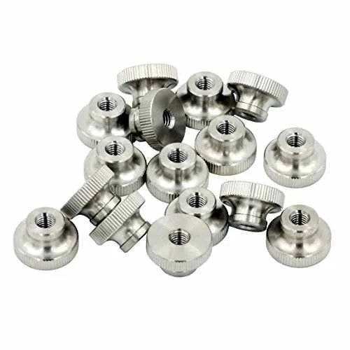M3 M4 M6 M8 Stainless Steel Brass Aluminum Thumb Nut with Collar
