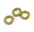 DIN 127B M2-M6 Split Lock Washer in Copper Brass Zinc Plated Finish Plain Surface Treatment
