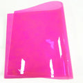 Super Fluorescent Neon Clear PVC Color Vinyl Film Flexible Transparent PVC Film Rolls for Packing Decoration