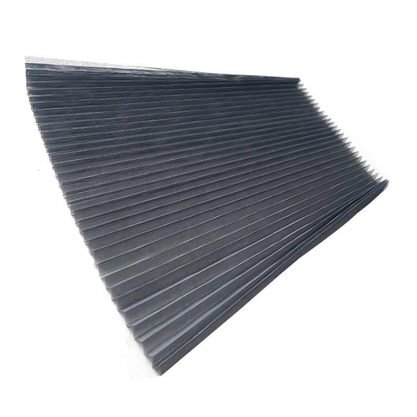 Modern Design Folded Fiberglass Polyester Plisse Insect Screen Mesh with Aluminum Frames and 5+ Year Warranty