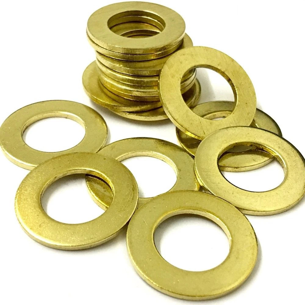 Custom Made Small Thin Thick Brass Flat Round Shim Gasket Washer