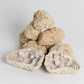 Natural Quartz Crystal Geode Mineral Specimen Raw White Agate Geode for Healing Other Crystal Crafts Product