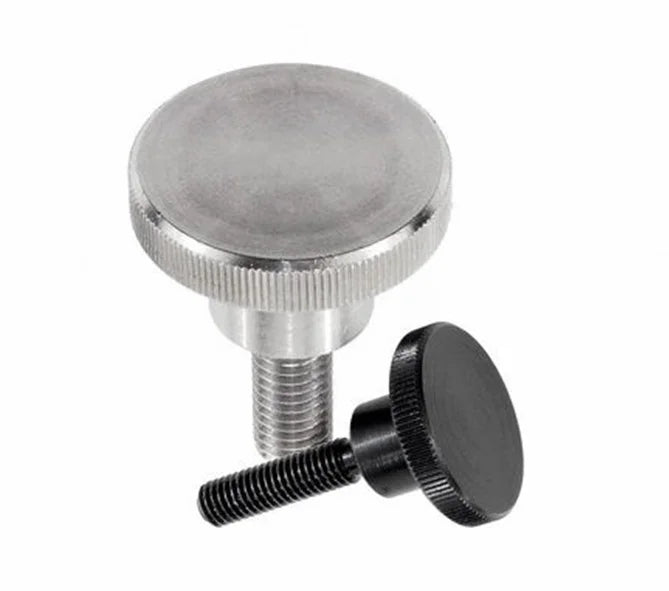 M3 M4 M5 M6 Oval Head Nylon Screw Stainless Steel/ Aluminum Big Knurling with Hand Tighten Twist Metric Measurement System