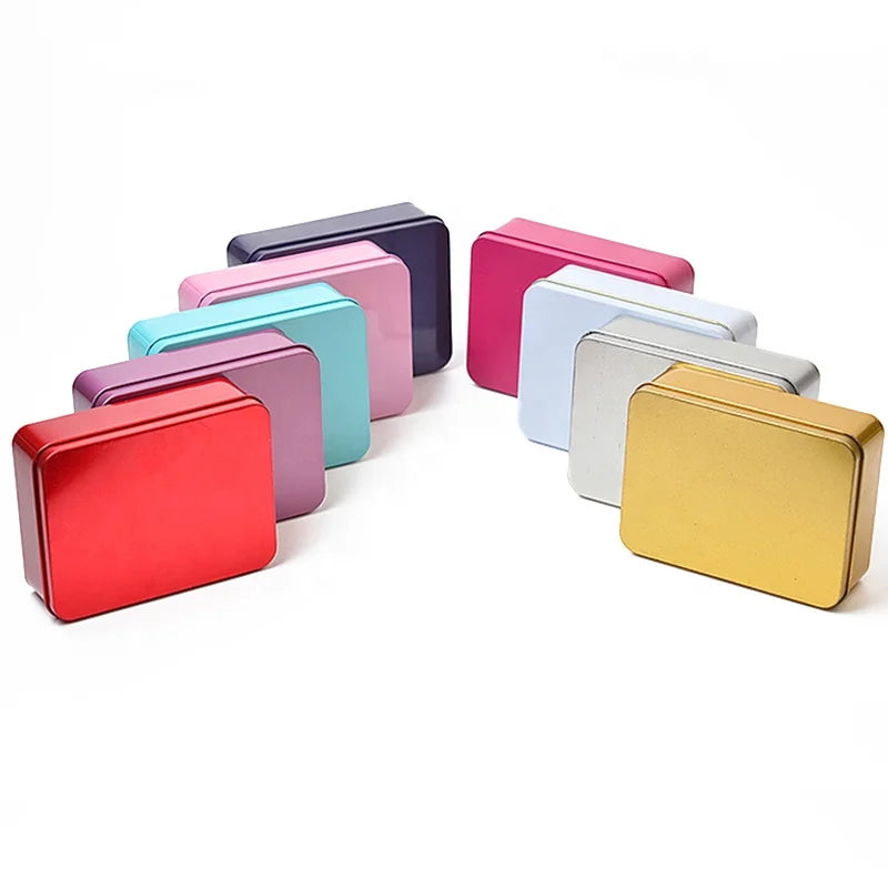 Wholesale Quality Tin Container Packaging Plain Storage Tins Large Playing Cards Rectangular Metal Container