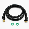 Modern Durable Black Finish Stainless Steel Flexible Handheld Shower Hose for Bathroom
