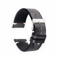 Onthelevel Customized Personalized Logo  Vintage Retro Watch Strap Band 22mm Handmade Italian Genuine Leather Watch Band