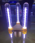 Hot Selling Rechargeable LED Triangle Plastic Sparkler Light Bottle Strobe Topper for Parties Popular 3-prong Novelty