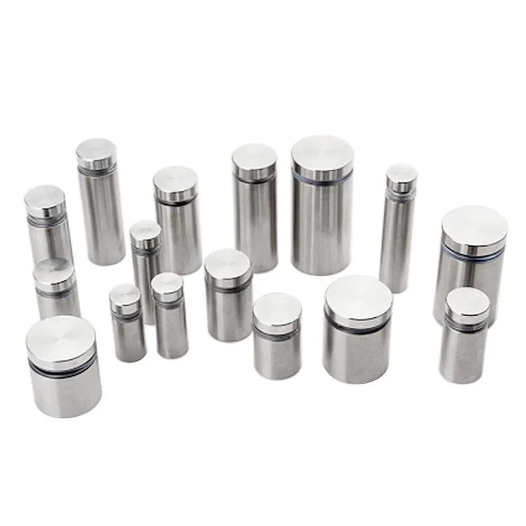 12x25 19x25 25x30 Stainless Steel Glass Standoff Metal Standoffs and Spacers for Signs