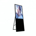 43inch Indoor Ultra Slim Portable Stand Wireless Digital Standee Android Menu Board Advertising Display Screen