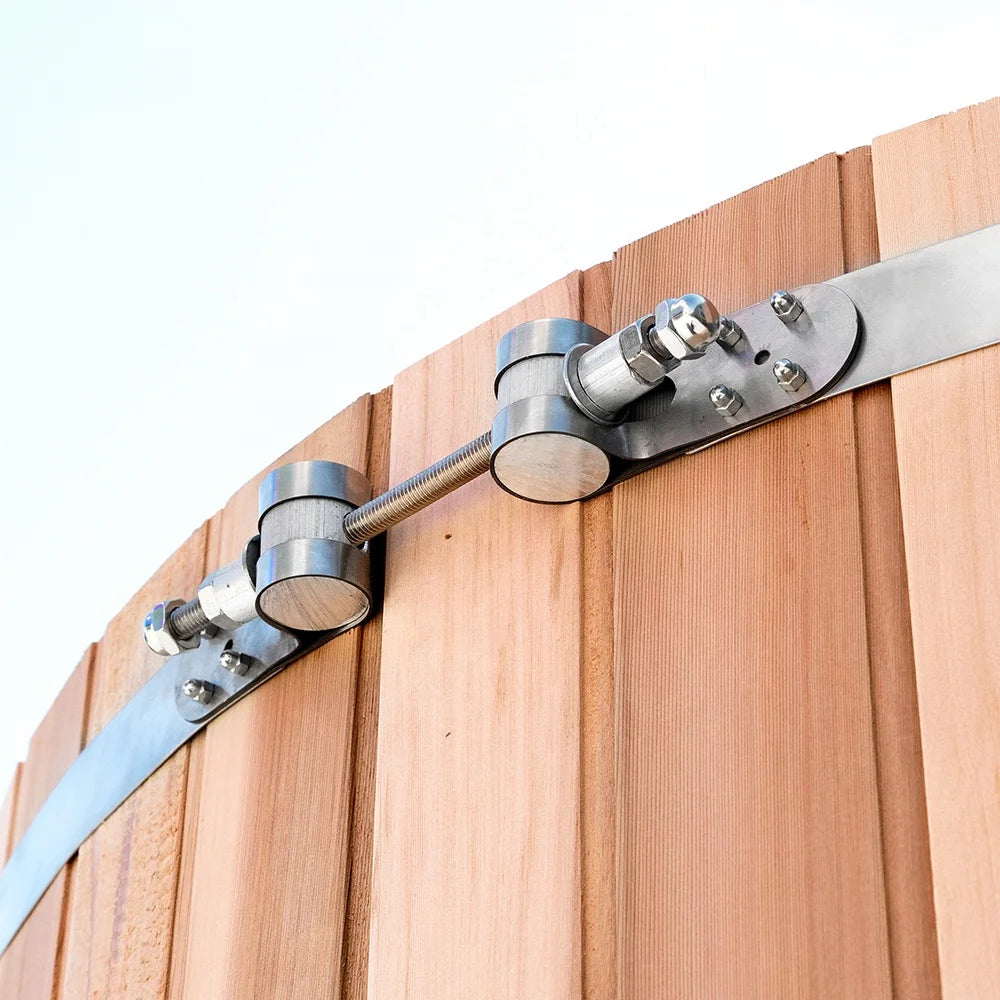 Alphasauna Stainless Steel Sauna Room/hot Tub Straps
