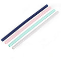 Hot Sell Food Grade 22cm Straight Collapsible Flexible Silicone Straw