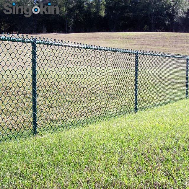 Factory Manufacturer Hot-dipped Galvanized Chain Link Farm Fence Roll Garden Pvc Chain Link Fencing Trellis Garden Panel