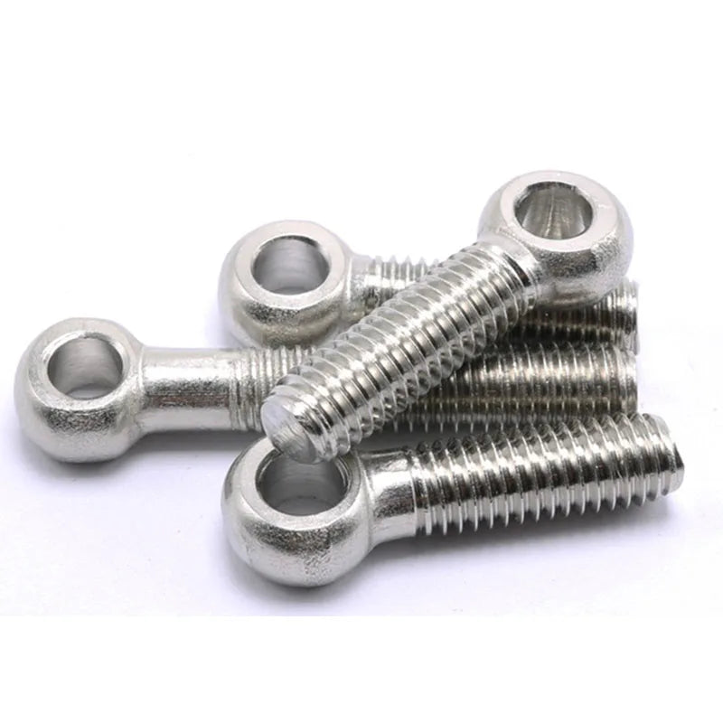 Alloy Steel/Stainless Steel/Aluminium Metric Black Oxide Fixed Ring Closed Swivel Eyelet Joint Bolt Screw DIN Standard