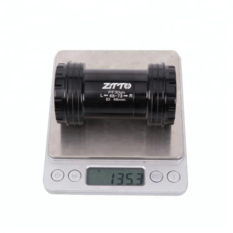 ZTTO Aluminum Alloy Mountain Road Bike Parts PF30SH PF30 24mm Adapter Bicycle Bottom Bracket Press Fit Lock Axle 24mm Crankset MegaBDM