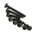 M2 M3 M4 Black Round Pan Head Plastic Nylon Screw Metric Measurement System