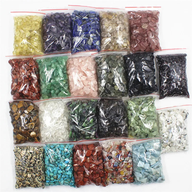 100g Bulk Wholesale Cheap Chips Home Candle Decoration for Healing Tumbled Stones