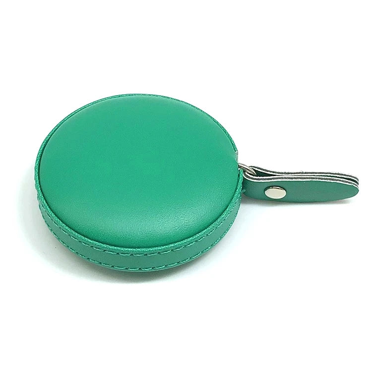 Custom logo Leather Cheap Measure Tape Cute Mini Customized Retractable 1.5 m Long Round Measure Tape