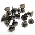 Custom Made Metric Black Oxide Stainless Steel Chicago Screws 1/4