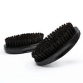 Wholesale Stock Men's Shaving Brush OEM Logo Custom Private Label Black Natural Beech Wooden Wild Boar Bristle Men's Beard Brush