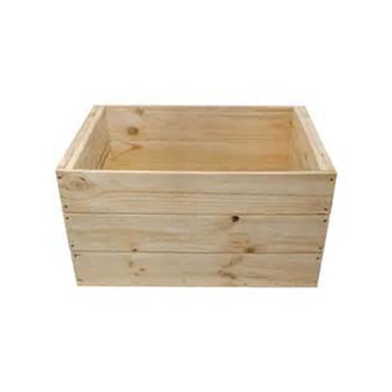Farmers Market Wooden Fruit Crate Rustic Wooden Nesting Storage Crate MegaBDM
