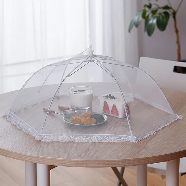 SHIMOYAMA Indoor Kitchen and Outdoor Garden Large Rectangle Size Folding Pop up Mesh Food Table Covers