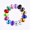 18*25mm Sewing Mix Color Oval Crystal Rhinestone Applique Flatback Acrylic Strass Sew on Clear AB Crystals Stones for Clothes