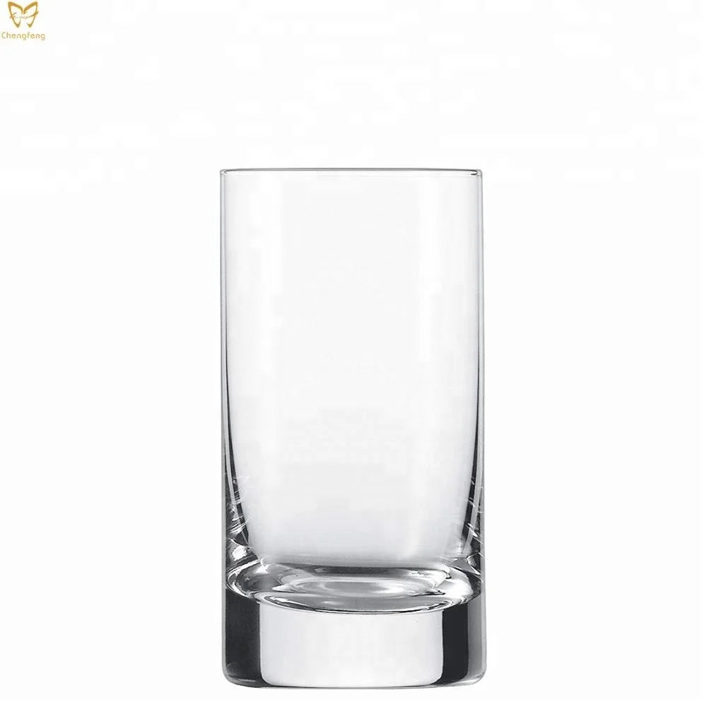 8oz Lead Free Crystal Thick Base Glass Barware Collection Highball Glass