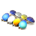 Custom Logo UV400 for Sports Sunglasses with Bamboo Temples Gold Frame Comfortable Fit for Unisex Outdoor Use